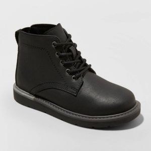 Cat & Jack Boys Black Miller Boots